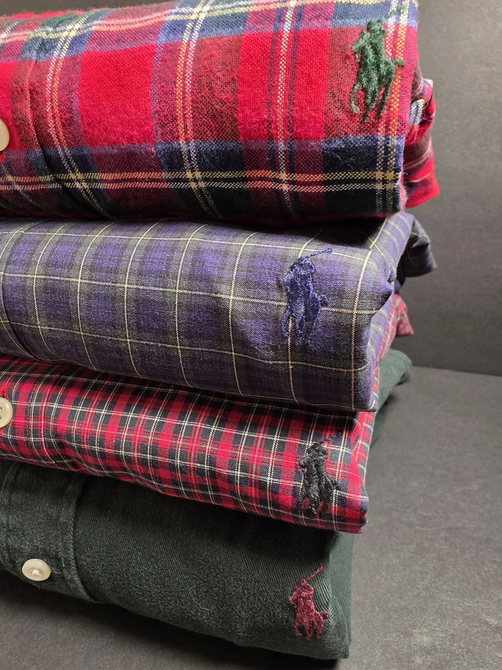 Polo Ralph Lauren set folded